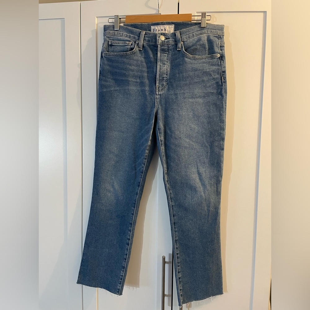 FRANK & EILEEN cork everyday jean in everyday blue- 31 - Picture 3 of 11